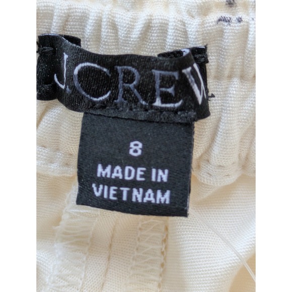 J. Crew Superwide Stratus Pant in City Twill Size 8‎ Ivory NWT $158 CI935 - Picture 4 of 6